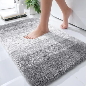Bathroom Rug Mat 30X20, Extra Soft and Absorbent Microfiber Bath Rugs, Non-Slip - Picture 1 of 7
