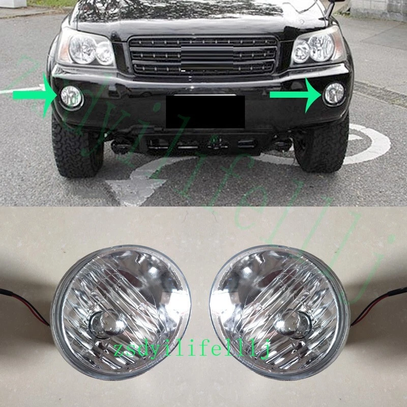 2x Para Toyota HIGHLANDER 2001 2002 2003 Tampa de Farol de Neblina para-choque dianteiro BULb ab - Imagem 1 de 1