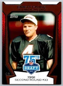 Brett Favre 2010 Topps Draft 75 aniversario #75DA25 - Imagen 1 de 2
