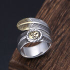 I07 Ring Kokopelli Shaman Sterling Silver 925 Size 18 - 20 Adjustable