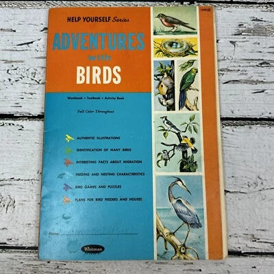 Adventures w/ Birds (Whitman Help Yourself Series) Dorothy & Gladys Forler 1961 - Image 1 of 4