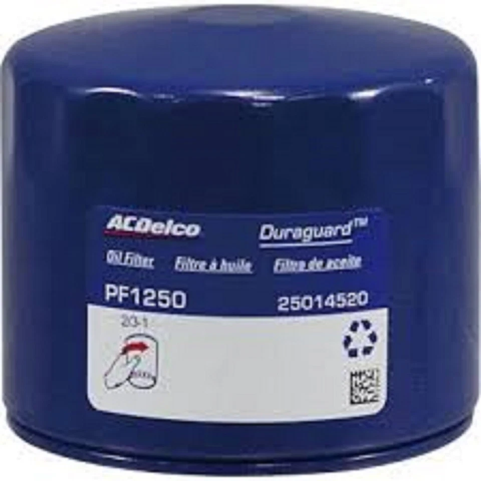 New AC Delco Duraguard PF1250 Case of 12 25014520 Oil Filter  Same As FL820 - Image 1 of 2