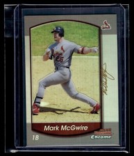 2000 Bowman Chrome Refractor #140 Mark McGwire Cardinals