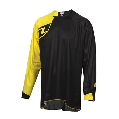 BICICLETA MTB ONE INDUSTRIES JERSEY VAPOR SÓLIDO NEGRO/AMARILLO MOTOCROSS MX Foto 1 de 3