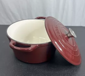 Sedona Emaille Gusseisen Dutch Oven 5 Quart. Burgunderrot - Bild 1 von 9