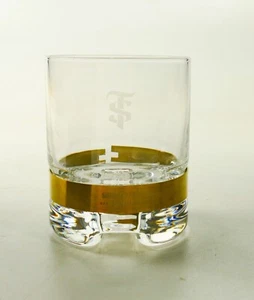 Santa Teresa 1796 Rum Venezuela Tumbler schwer Glas Boden Messingring 2650 - Picture 1 of 6