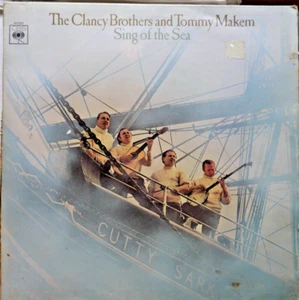 1970's The CLANCYs TOMMY MAKEM Sing of the Sea Used Vinyl Record -CBS 6339 - Picture 1 of 2