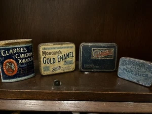 4 Late 19th/Early 20th Century Tins - Picture 1 of 8