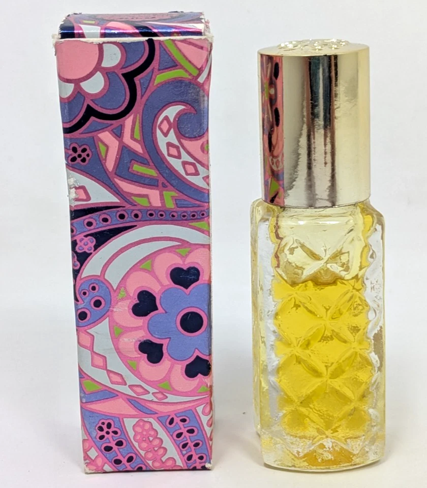 Vintage 1970s Avon Somewhere Perfume Rollette .33 oz Clear Glass Original Box - Image 1 of 4
