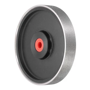 Diamond Lapidary Wheel 6 Inch x 1 Inch Arbor Hole 180 Grit with Reducer New ∂ - Picture 1 of 8