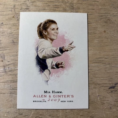 Mia Hamm 2007 Topps Allen & Ginter's World's Champions Soccer Card #27 - Image 1 of 2
