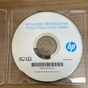 HP Laserjet Professional P1100 P1560 P1600 Series Install Setup Driver CD - Picture 1 of 2
