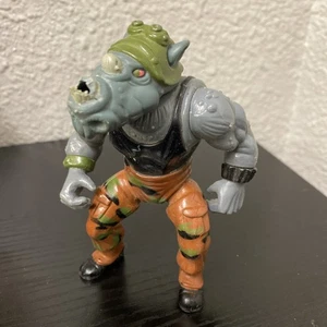 Vintage 1988 Playmates Rocksteady Teenage Mutant Ninja Turtles 5" Figur *LESEN* - Bild 1 von 4