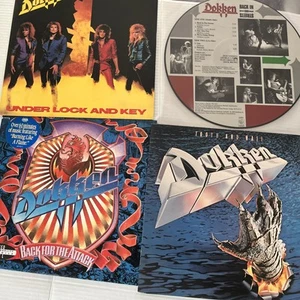 Dokken Vinyl Lot Of 4 Back In The Streets Picture Disc Tooth & Nail 80s - Picture 1 of 8