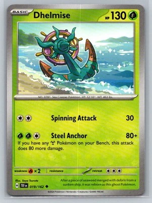 Dhelmise #019/162 SV05: Temporal Forces Uncommon - Pokemon Cards C89 - Image 1 of 2