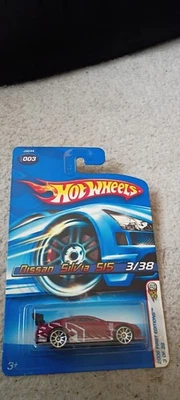 Nissan Silvia SI5 2006 Hot Wheels - Primeras ediciones - Rojo, ruedas de 10 SP - japonés Foto 1 de 3
