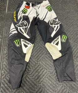 Thor Pro Circuit Monster Energy Moto Riding Pants Sz 32 STAINED READ - Bild 1 von 19