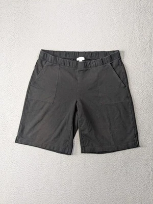 Pantalones Cortos J Jill Pure Jill Talla 1X Negros Pull On Mezcla de Algodón Pima Bermudas Elastizadas Foto 1 de 4