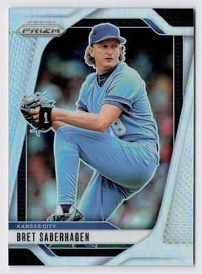 Panini Prizm Bret Saberhagen #124 2025 Silver Prizm Kansas City Royals Foto 1 de 2