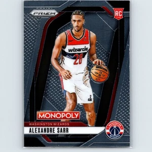 2024-25 Panini Prizm Monopoly - Alexandre Sarr #86 (RC) - Washington Wizards - Bild 1 von 2