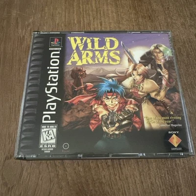 Wild Arms (Sony PlayStation 1, 1997) PS1 PSX CIB Completo y Probado Foto 1 de 4