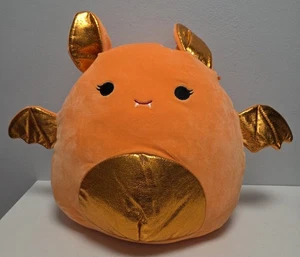 Squishmallows Tangie Orange Bat Halloween 12 inch Soft Plush Toy Animals - Picture 1 of 4