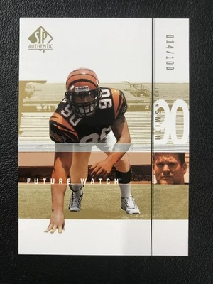 2001 SP Authentic #152 Justin Smith Future Watch Gold /100 Cincinnati Bengals - Image 1 of 2