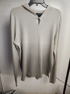 Camisa de manga larga con capucha Kenneth Cole para hombre talla grande tonos de gris  - Imagen 1 de 5