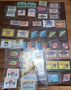 Lot Of 46 Vintage Various Soda Labels - Foto 1 di 13