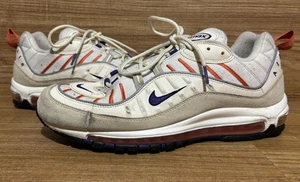 Nike Air Max 98 Taglia 13 Uomo 47.5 Sail Court Viola Crema Chiara 640744-108 🔥 - Foto 1 di 10
