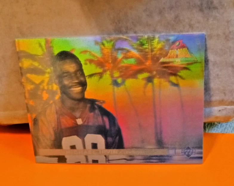 MICHAEL IRVIN 1995 CUBIERTA SUPERIOR PRO BOWL HOLOGRAMA INSERTO PB8 DALLAS COWBOY Foto 1 de 1