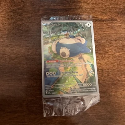 Snorlax 051 Sv: Scarlet & Violet Promo Cards Holo Sealed - Image 1 of 2