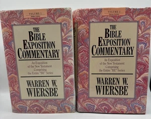The Bible Exposition Commentary 2-Volume Set By Warren W. Wiersbe Hardcover Reli - Imagen 1 de 12