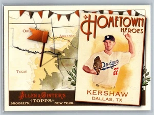 2011 Topps Allen & Ginter's - Hometown Heroes Clayton Kershaw hh37 - Bild 1 von 2