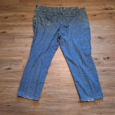 Harbor Bay Jeans Men 50x30 Blue Vtg Y2K Denim Cotton Made In Mexico  - Image 1 of 4