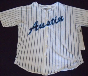 Camiseta deportiva WWF WWE Stone Cold Steve Austin Basebal1 a rayas joven talla 18/20 - Imagen 1 de 3