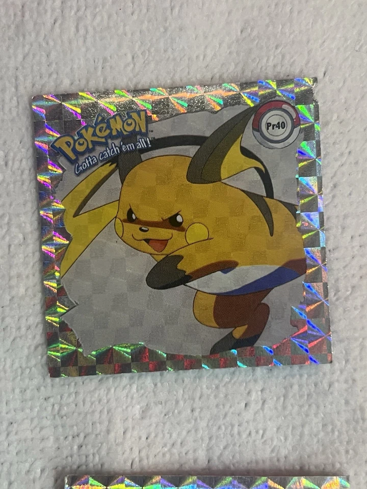 Vintage Holographic Foil Pokemon Stickers - Image 1 of 4