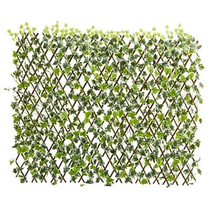 39" English Ivy Expandable Fence UV Resistant & Waterproof Nearly Natural Green - Picture 1 of 3