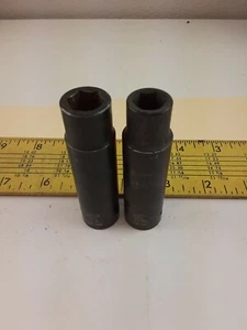 2 Deep Impact 1/2" Drive Sockets Ingersoll-Rand Tools 7/16" & 1/2" - Picture 1 of 6