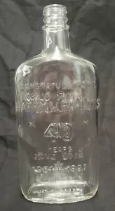 Botella H 1991 Anchor Hocking Felicitaciones Harry W Rawlins Vidrio Transparente Preparación - Imagen 1 de 6