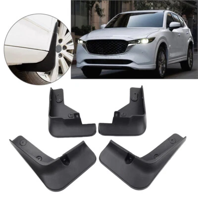 4pcs Plastic Wheel Mud Flaps Splash Guards For Mazda CX-5 2022-2024 - Image 1 of 4