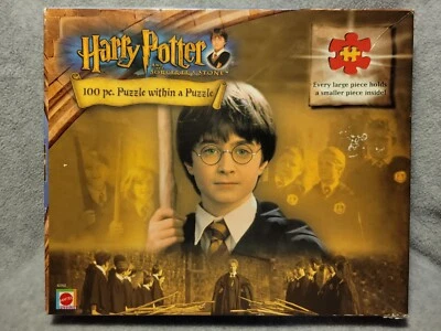  Harry Potter and The Sorcerer's Stone 100 Piece Puzzle NIB 2001 - Image 1 of 4