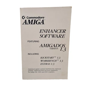 Commodore Amiga Enhancer Software 1.3 Book Manual - Afbeelding 1 van 5