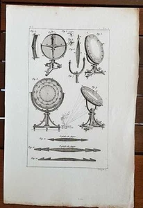 Original GRAVUR 19°: Sonnensensor zum Feuermachen. Lithographien Pauquet - Bild 1 von 1