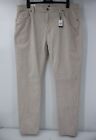 Nwt Johnnie O Men's 40 Wales Corduroy Five Pocket Pants In Stone Flat Front