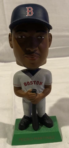 Pedro Martinez Collectibles- Red Sox-'01 UD PlayMakers Bobblehead & Wheaties Box Cover