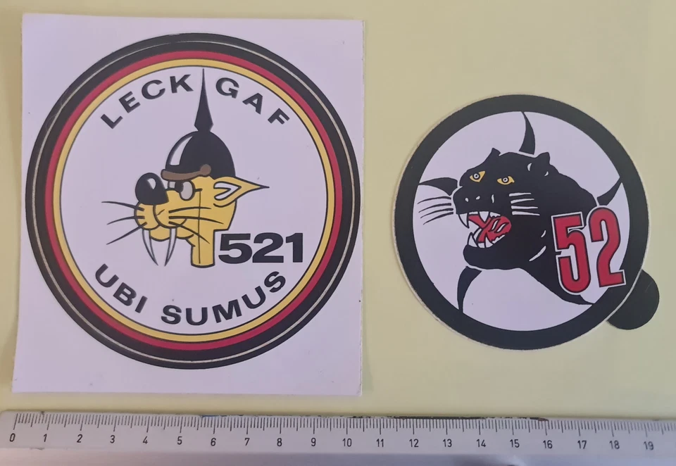 2 * Raras ® 1980 pegatinas RF-4 Phantom Fuerza Aérea Alemana Foto 1 de 1