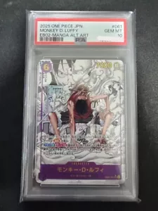 PSA10 One Piece Card Monkey 2025 D Luffy Sec Comipara Eb02-061 GEMMT - Picture 1 of 2