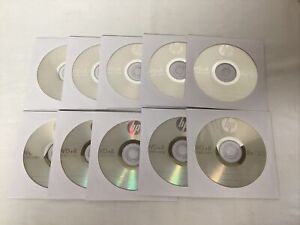 10 HP 8X Blank DVD+R DL Dual Double Layer 8.5GB Logo Branded in Sleeves