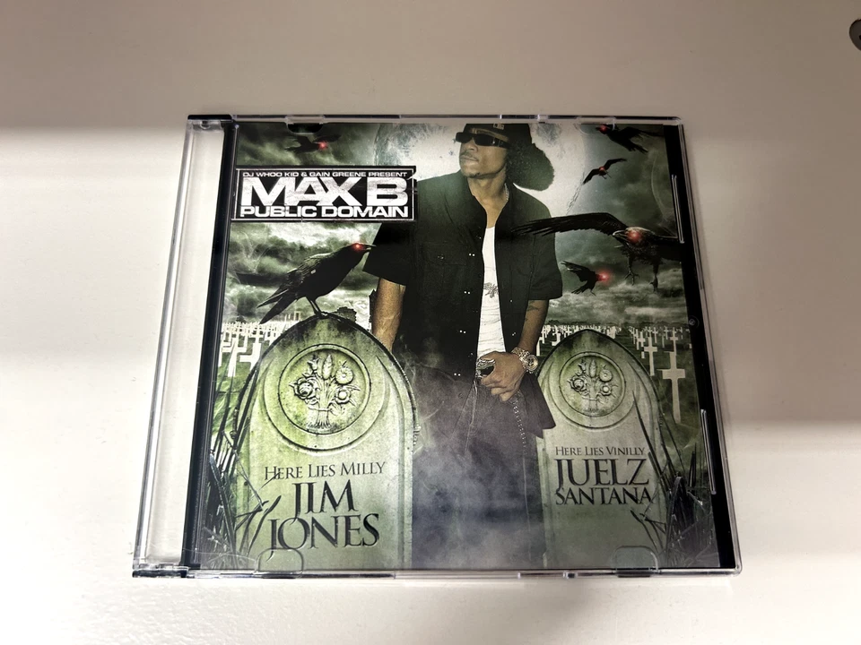 RARE MAX B DJ WHOO KID PUBLIC DOMAIN NYC MIXTAPE MIX CD DIPSET BYRDGANG Foto 1 de 2